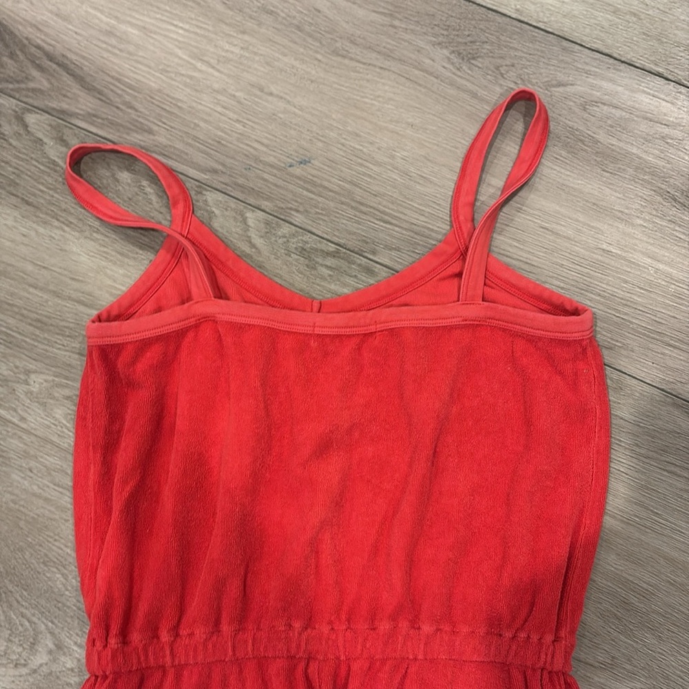 Suzi Kondi red terry Jumpsuit - Picture 7 of 8